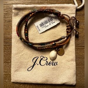 JCrew 2-strand beaded bracelet